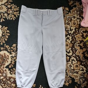 Mizuno Women's Gray Baseball/softball Pants; Size: XL